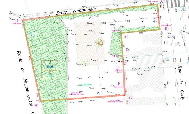 terrain à vendre - 783.0 m2 - EPERNON - 28 - CENTRE - Century 21 Universal Demeure