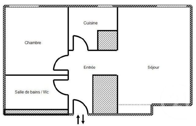 Appartement F2 à vendre - 2 pièces - 39.59 m2 - EPERNON - 28 - CENTRE - Century 21 Universal Demeure