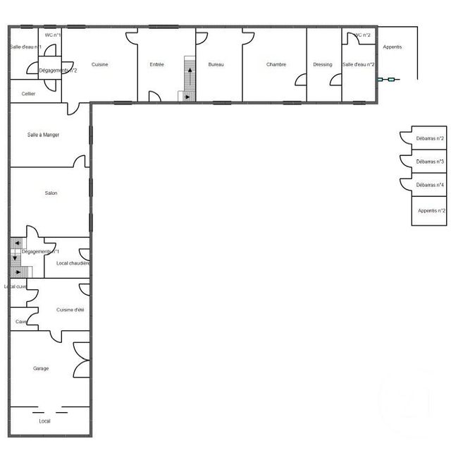 maison à vendre - 9 pièces - 223.0 m2 - BERCHERES ST GERMAIN - 28 - CENTRE - Century 21 Universal Demeure