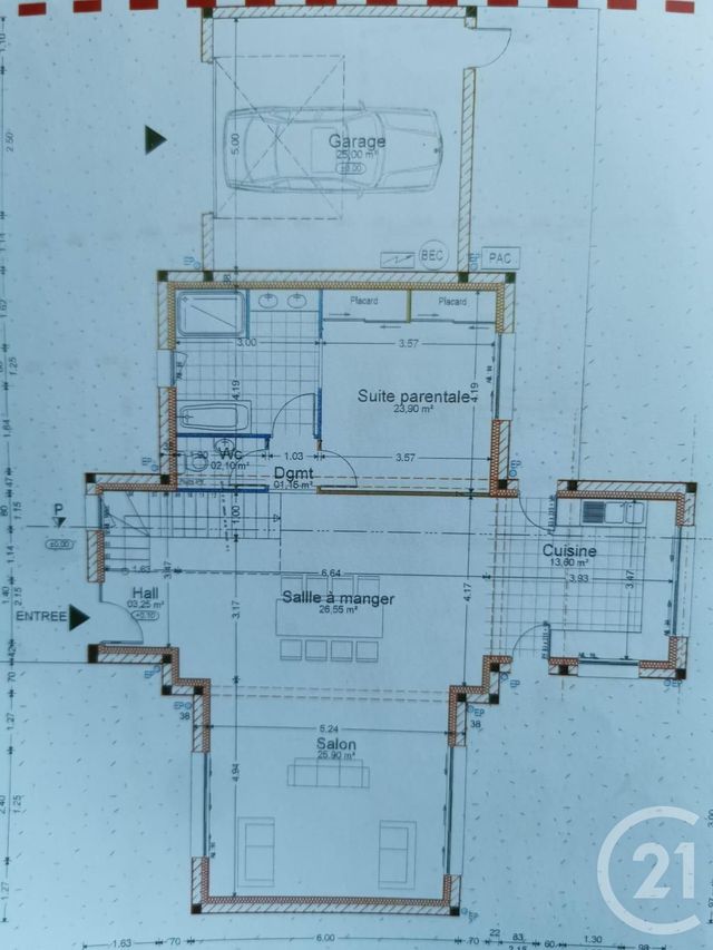 maison à vendre - 7 pièces - 171.0 m2 - EPERNON - 28 - CENTRE - Century 21 Universal Demeure