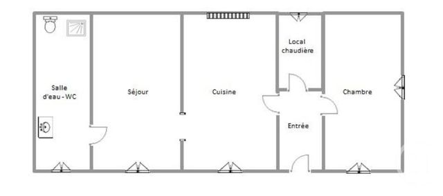 maison à vendre - 3 pièces - 49.0 m2 - NOGENT LE ROI - 28 - CENTRE - Century 21 Universal Demeure