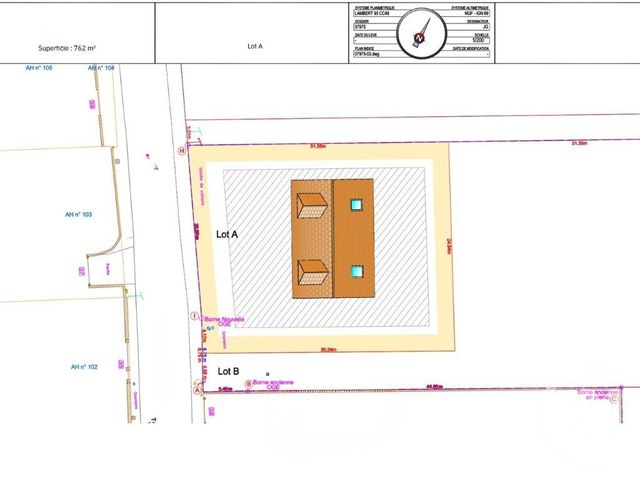 terrain à vendre - 762.0 m2 - NOGENT LE ROI - 28 - CENTRE - Century 21 Universal Demeure