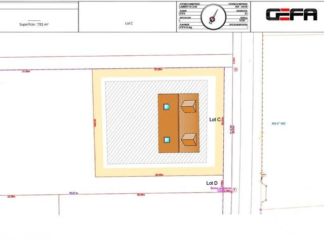 terrain à vendre - 781.0 m2 - NOGENT LE ROI - 28 - CENTRE - Century 21 Universal Demeure