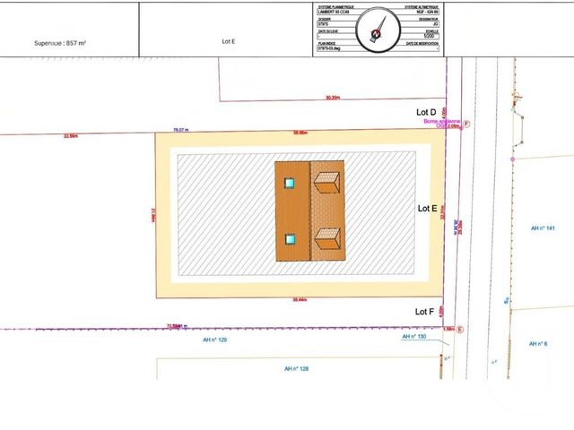 terrain à vendre - 857.0 m2 - NOGENT LE ROI - 28 - CENTRE - Century 21 Universal Demeure