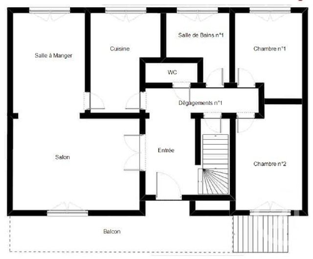 maison à vendre - 8 pièces - 144.0 m2 - EPERNON - 28 - CENTRE - Century 21 Universal Demeure