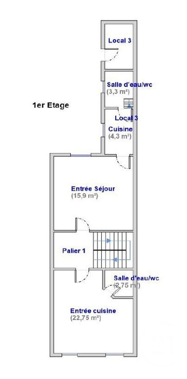 immeuble à vendre - 116.0 m2 - EPERNON - 28 - CENTRE - Century 21 Universal Demeure