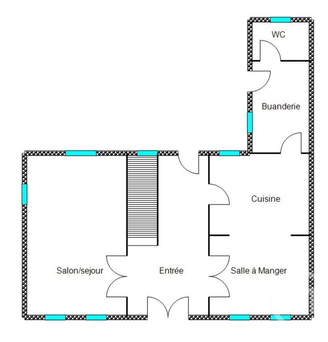 maison à vendre - 7 pièces - 130.0 m2 - EPERNON - 28 - CENTRE - Century 21 Universal Demeure