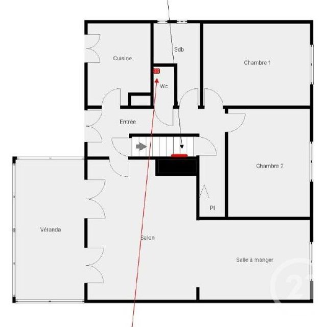 maison à vendre - 6 pièces - 110.0 m2 - RAMBOUILLET - 78 - ILE-DE-FRANCE - Century 21 Universal Demeure