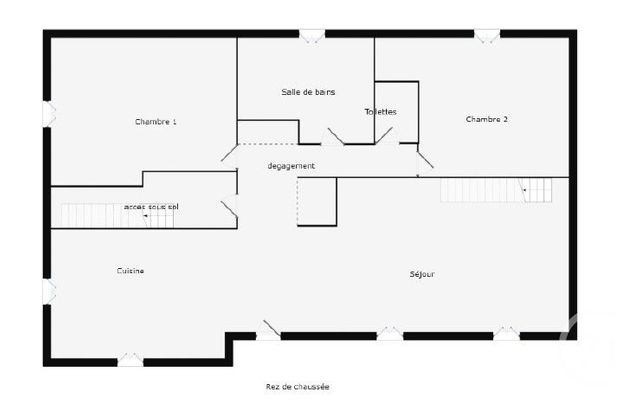 maison à vendre - 6 pièces - 99.05 m2 - NOGENT LE ROI - 28 - CENTRE - Century 21 Universal Demeure